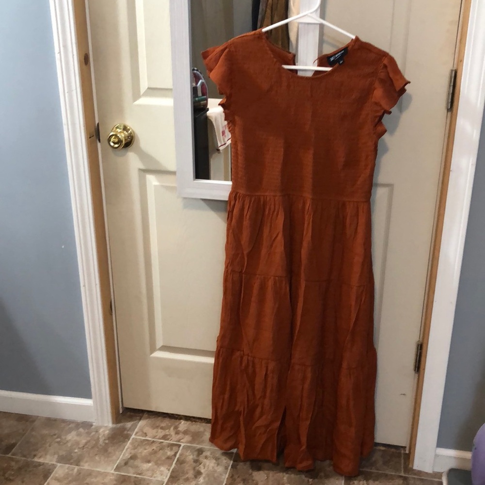 Sweet Wanderer Maxi Dress with built in slip, size large
